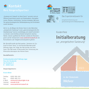 Flyer zu Terminen in Welver